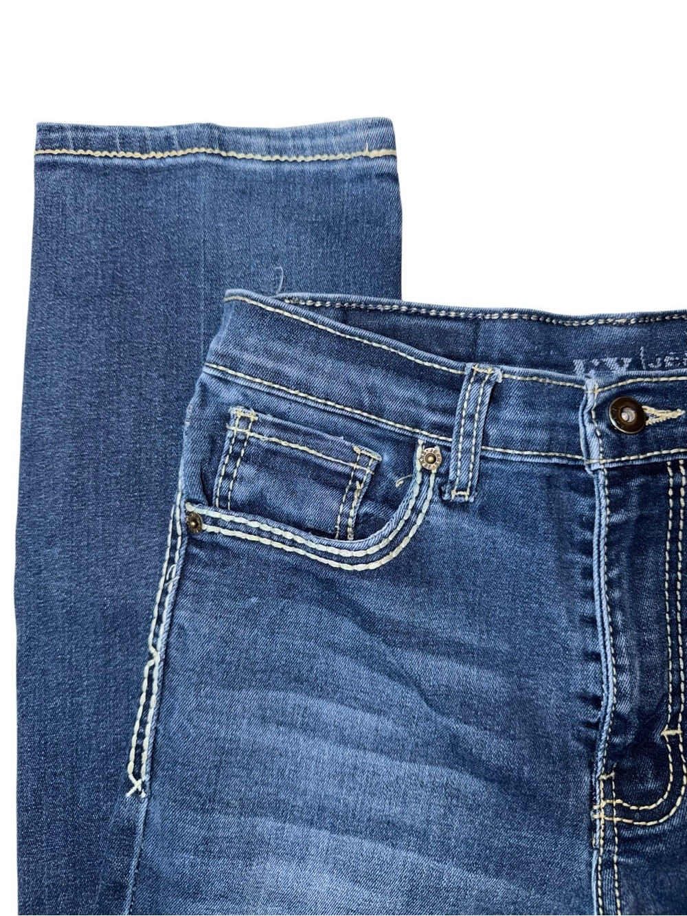 Dkny Men's Slim Straight Jeans in Dark Blue Denim - Picture 2 of 7